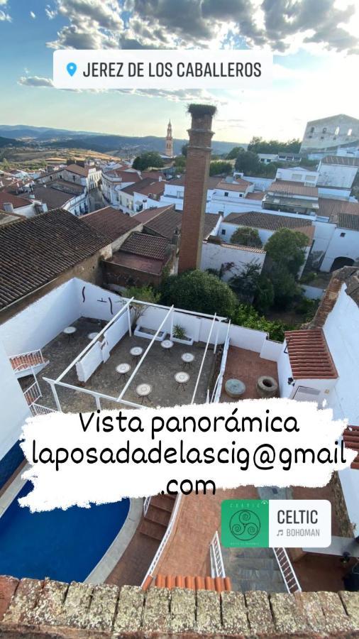 Hotel Rural La Posada De Las Cigueenas ヘレス・デ・ロス・カバジェロス エクステリア 写真